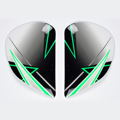 PLATINE ECRAN ARAI SAJ ASTEROID GREEN CASQUE INTEGRAL
