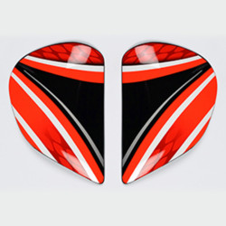 PLATINE ECRAN ARAI SAJ RANDY RED CASQUE INTEGRAL