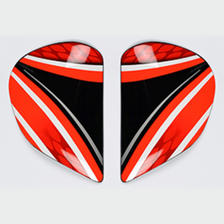 PLATINE ECRAN ARAI SAJ RANDY RED CASQUE INTEGRAL