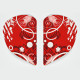 PLATINE ECRAN ARAI SAJ FICTION RED CASQUE INTEGRAL