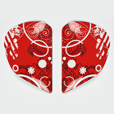 PLATINE ECRAN ARAI SAJ FICTION RED CASQUE INTEGRAL
