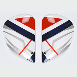 PLATINE ECRAN ARAI SAJ SUPERSTAR RED CASQUE INTEGRAL