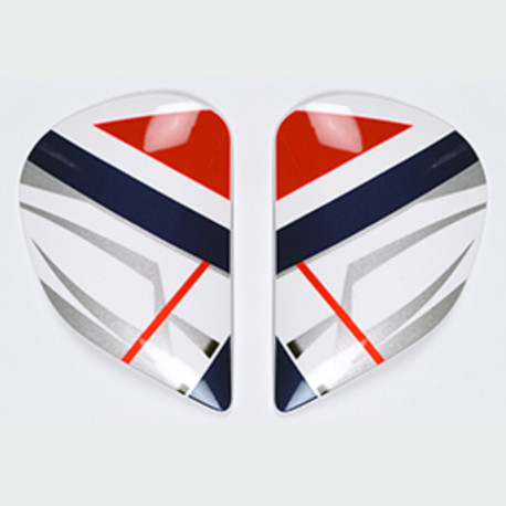 PLATINE ECRAN ARAI SAJ SUPERSTAR RED CASQUE INTEGRAL