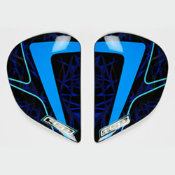 Platine écran ARAI Super AdSis J Sting Blue casque intégral