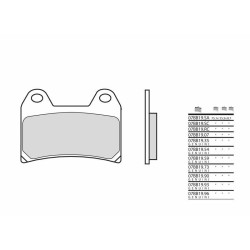 Plaquettes BREMBO 07BB19RC ( Racing )