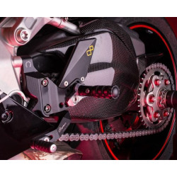 Carter de bras oscillant LIGHTECH carbone brillant Ducati Panigale