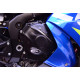 Couvre-carter droit (embrayage) R&G RACING noir Suzuki GSX-R1000