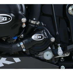 Couvre-carter gauche (pompe à eau) R&G RACING noir GSX-R 1000