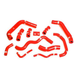 Durites de radiateur SAMCO type origine rouge - 12 durites Honda CBR1000RR