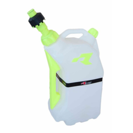 Bidon d'essence RACETECH remplissage rapide 15L translucide/jaune