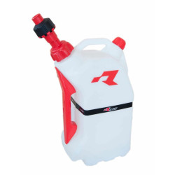 Bidon d'essence RACETECH remplissage rapide 15L translucide/rouge