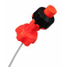 Kit accessoires bidon d'essence RACETECH remplissage rapide orange