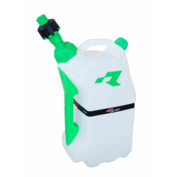 Bidon d'essence RACETECH remplissage rapide 15L translucide/vert