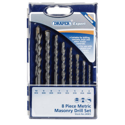 Set de forets 3-10mm DRAPER 8 pieces