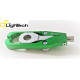 Tendeur de chaîne LIGHTECH vert Kawasaki ZX10R 16-22