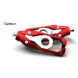 Tendeur de chaine LIGHTECH rouge Kawasaki ZX10R - 16-22