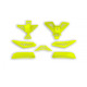 Kit extracteurs d'air UFO vert fluo