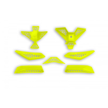 Kit extracteurs d'air UFO vert fluo