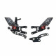Commande reculées réglables LIGHTECH sélection standard et inversée Honda Cbr600Rr