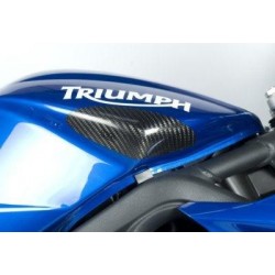 Sliders de réservoir R&G RACING carbone Triumph Daytona/Street Triple 675